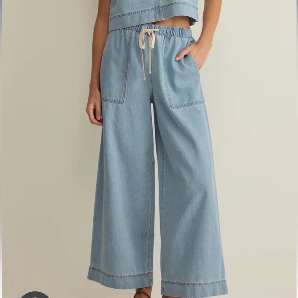 Z Supply Daycation Denim Pant in Medium